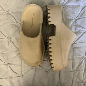 Jeffrey Campbell Bae platform mules